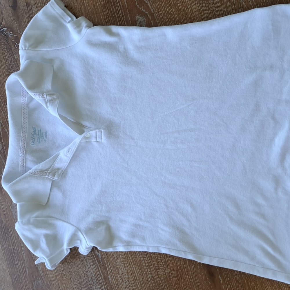 Girls Cat & Jack uniform polo - 10/12